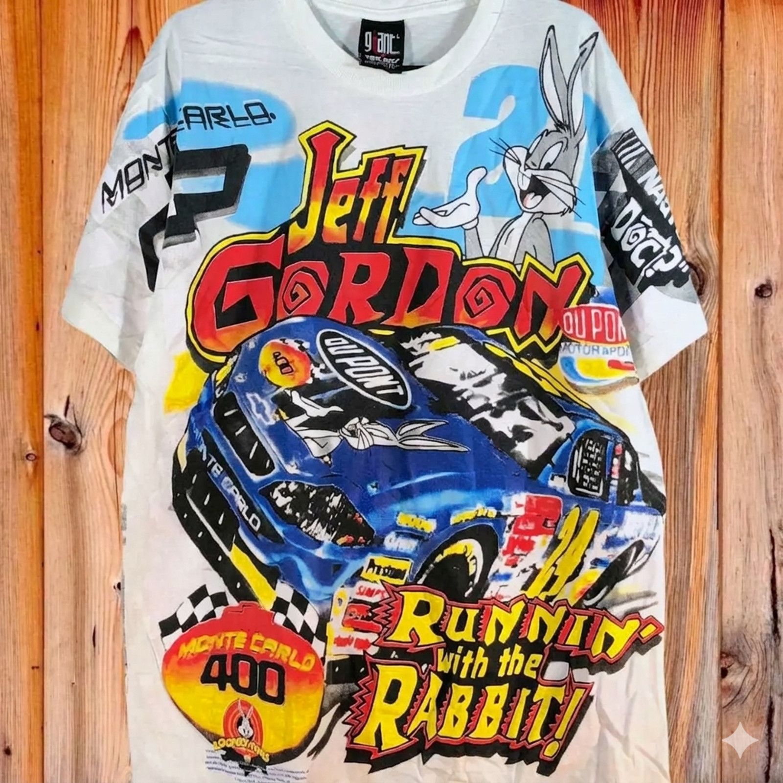 Giant Giant Nascar Bugs Bunny & Jeff Gordon - AOP Bootleg XL Size US XL / EU 56 / 4 - 1 Thumbnail