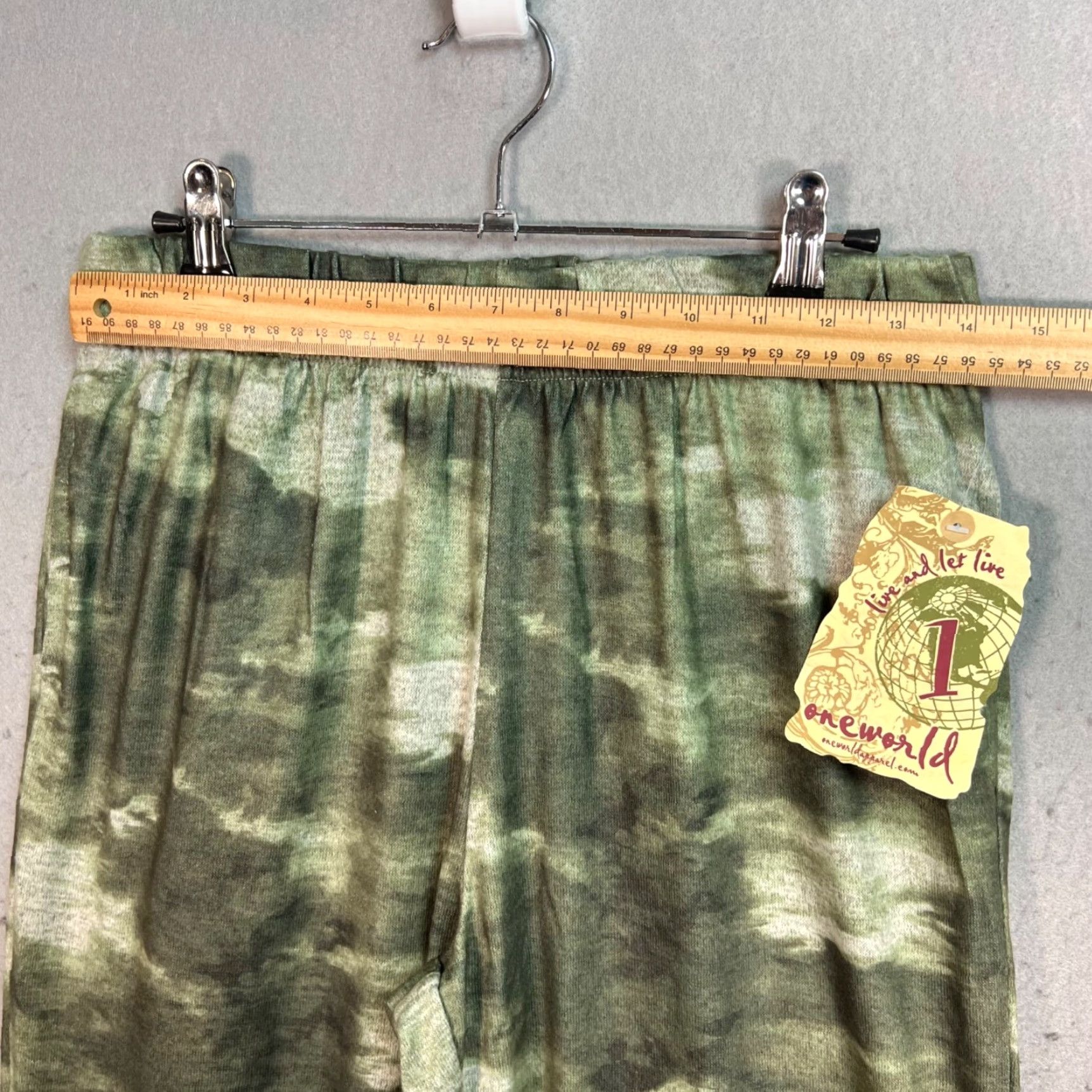 Vintage VINTAGE OneWorld Womens Green Camo Jogger Pants M Medium High Rise Ankle 28in Inseam Polyester Spandex NEW with Tags Mens Womens Girls? Size 32" / US 10 / IT 46 - 6 Thumbnail