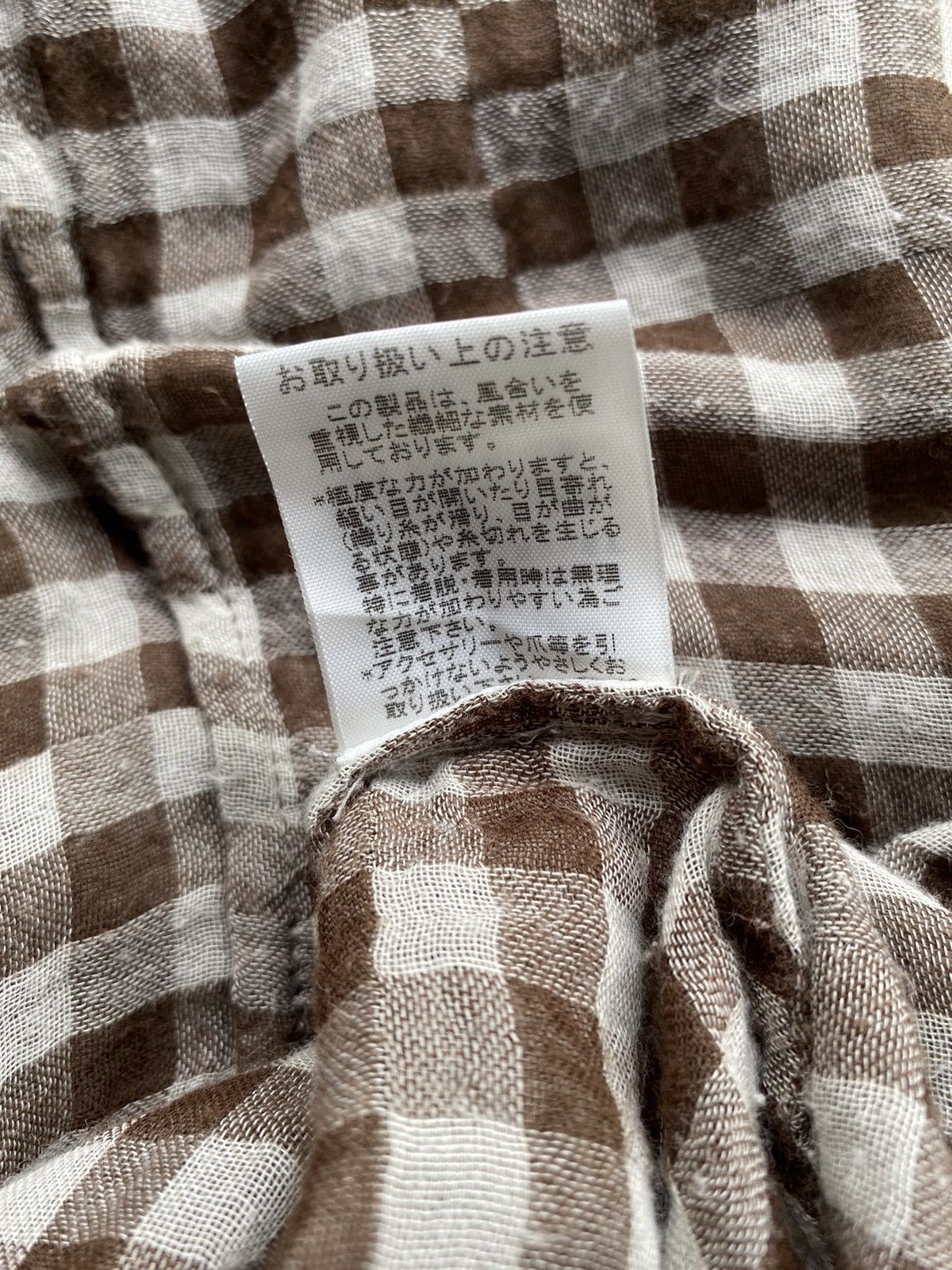 Issey Miyake Plantation brow plaid shirt Size M / US 6-8 / IT 42-44 - 5 Thumbnail