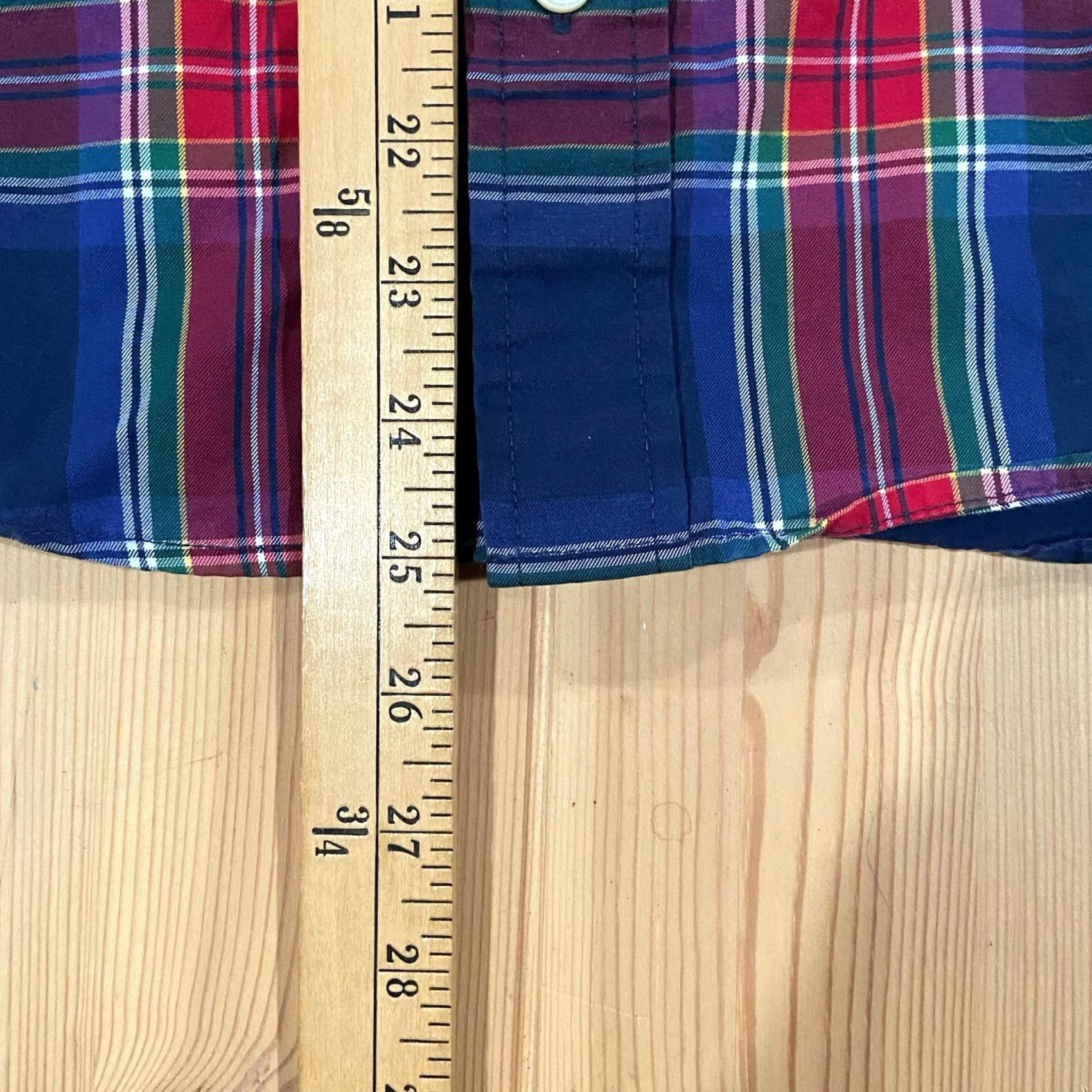 Abercrombie & Fitch Abercrombie & Fitch Shirt Mens L Muscle Fit Holiday Colors Plaid Button-Up Casual Size US L / EU 52-54 / 3 - 3 Thumbnail