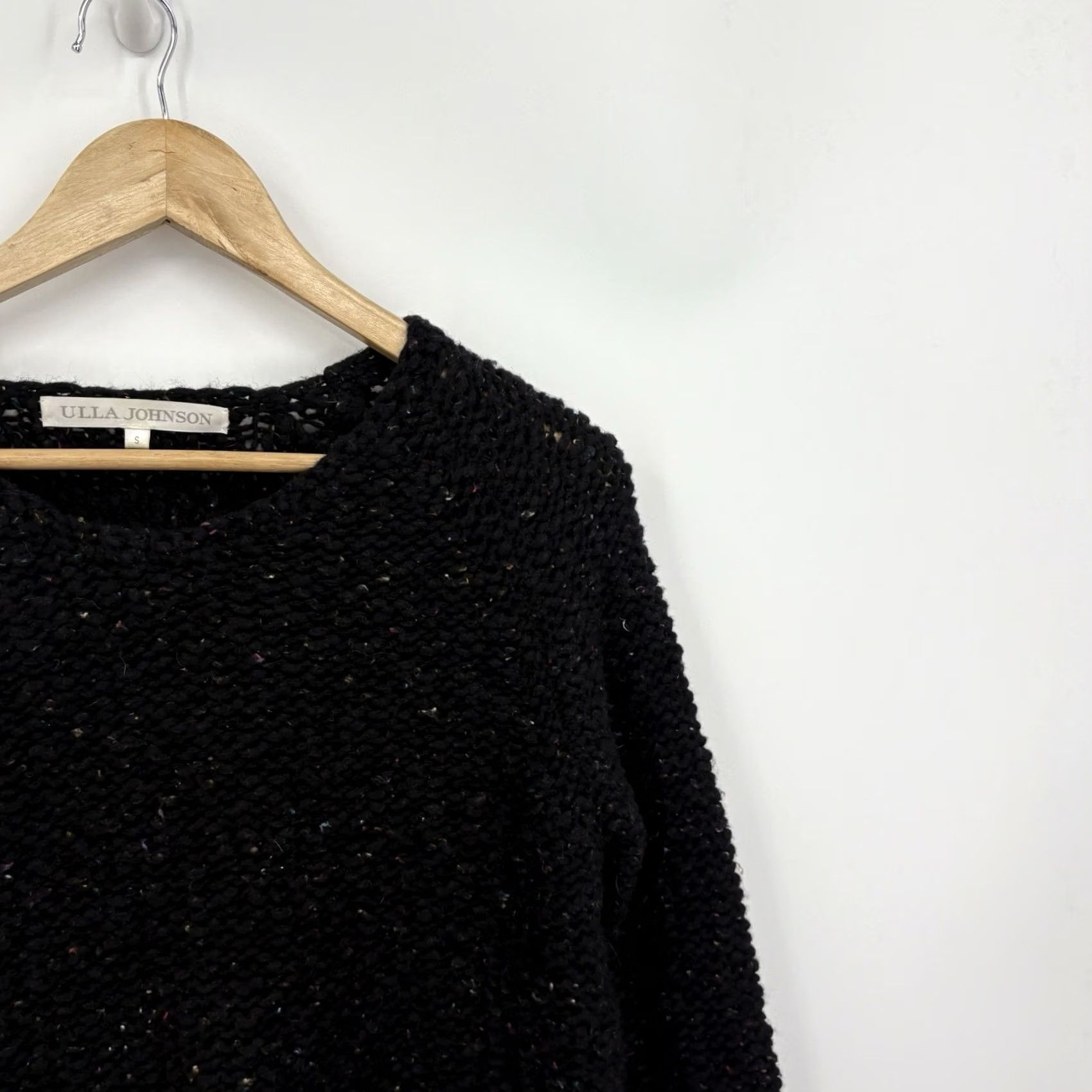 Ulla Johnson VINTAGE Ulla Johnson Sweater Womens Small Crochet Speckled Whimsigoth Luxury Chunky 90s Size S / US 4 / IT 40 - 3 Thumbnail