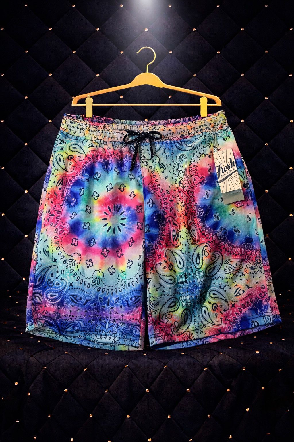 Other TIE-DYE PSYCHEDELIC PRINT SWIM TRUNK SHORTS Size US 32 / EU 48 - 1 Preview