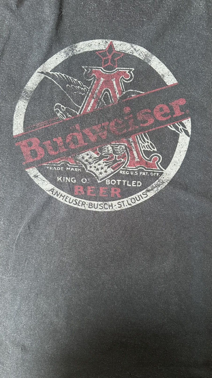 Vintage VINTAGE BUDWEISER KING OF BOTTLED TEE Size US XXL / EU 58 / 5 - 2 Thumbnail