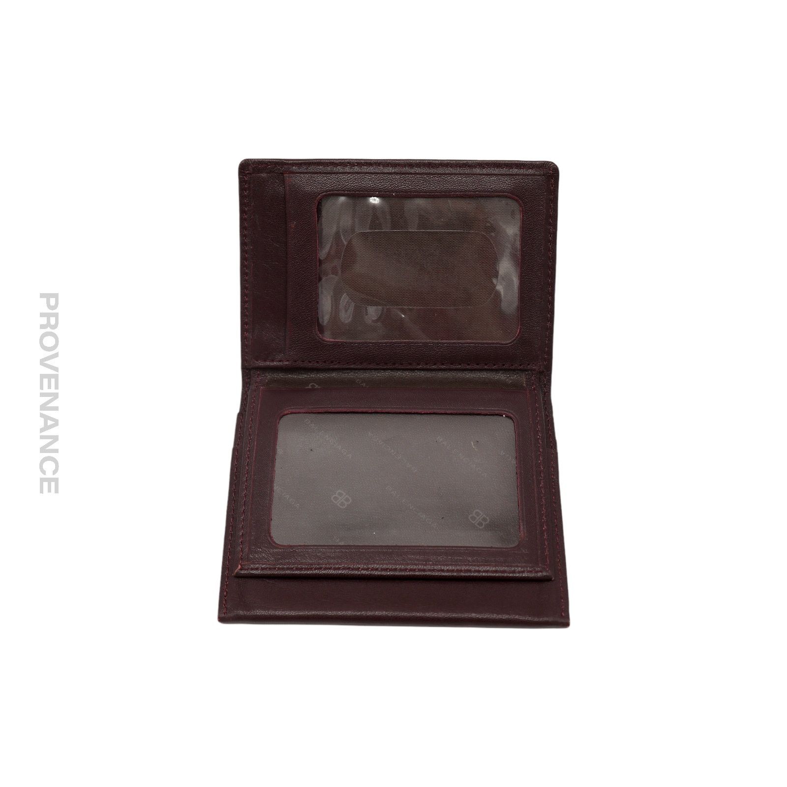 Balenciaga 🔴 Balenciaga BB Logo Bifold Wallet - Deep Burgundy Size ONE SIZE - 5 Thumbnail