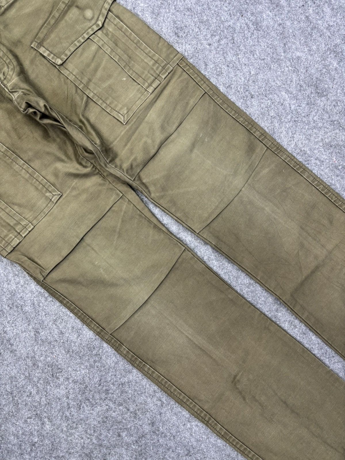 Japanese Brand DISCIPLE motocyclist Stylish Sturdy Cargo Biker Pant F739 Size US 29 - 9 Thumbnail