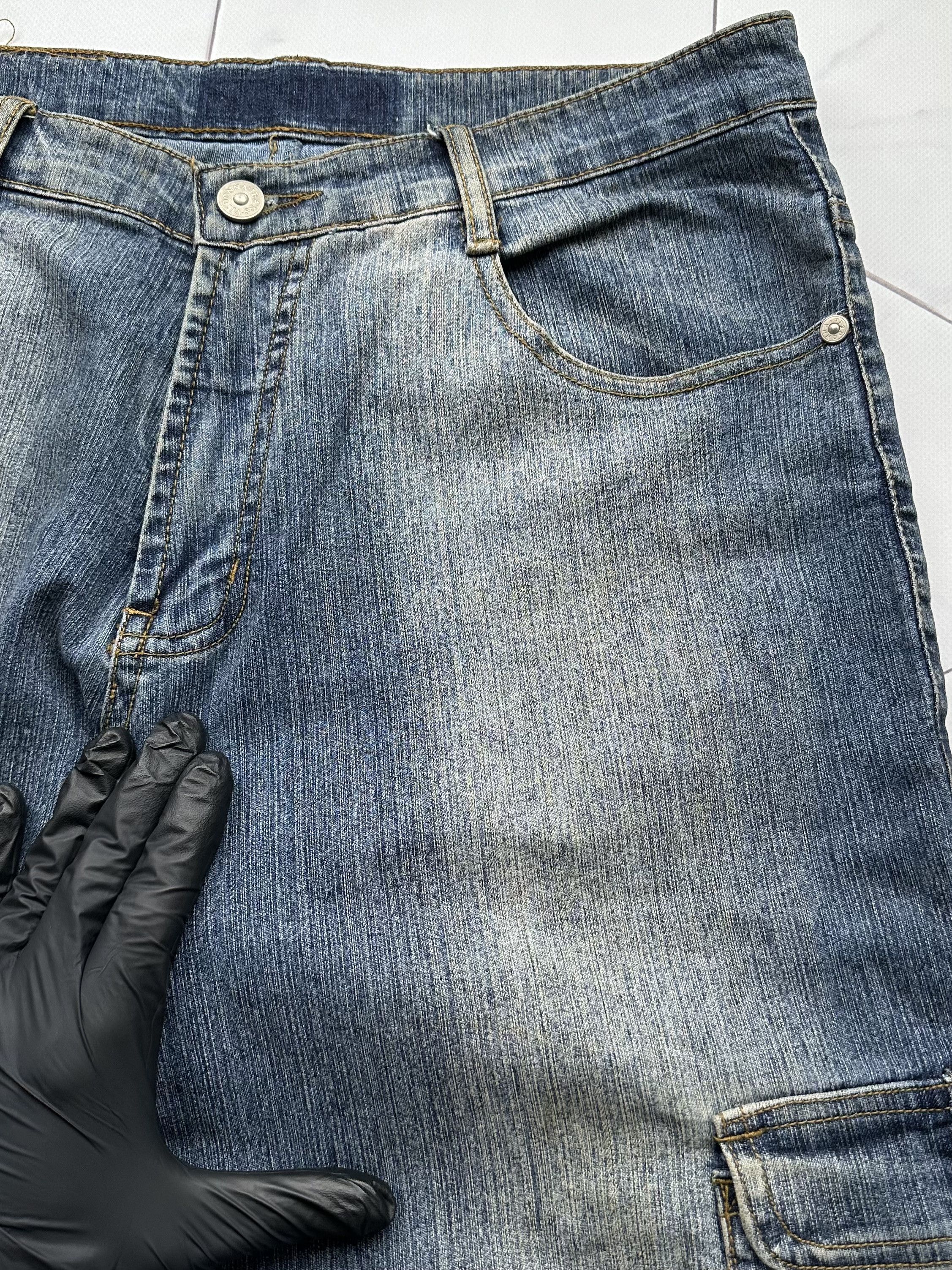 Japanese Brand Vintage Bondage Flare Jeans (B398)E2 Size US 32 / EU 48 - 8 Thumbnail