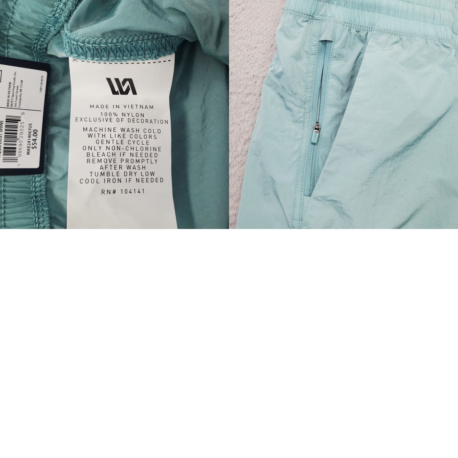 Vintage VRST All-In Unlined Shorts Mens XXL Green Athletic Elastic Waist UV Protection Size US 39 - 8 Thumbnail
