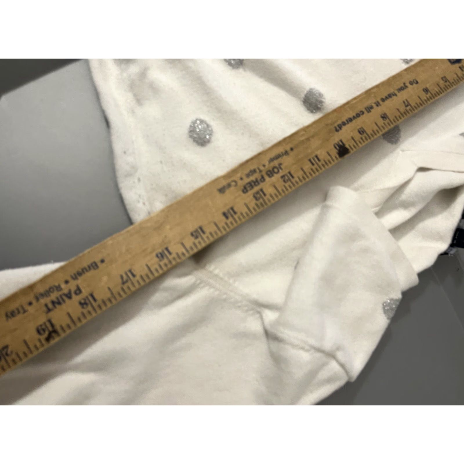 Tommy Hilfiger Tommy Hilfiger Womans Sweater White Dot Small Polyester Blend Long Sleeve V Neck Size L / US 10 / IT 46 - 5 Thumbnail