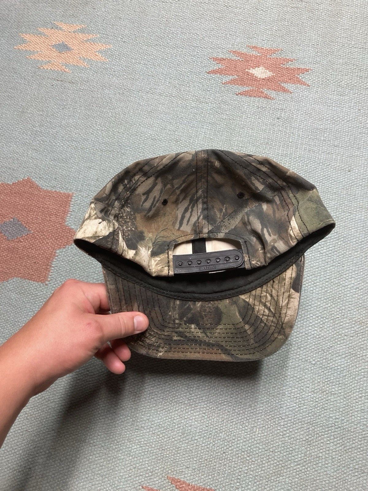 Vintage vtg SnapBack hat camo realtree blank hunting tree camouflage Size ONE SIZE - 5 Thumbnail