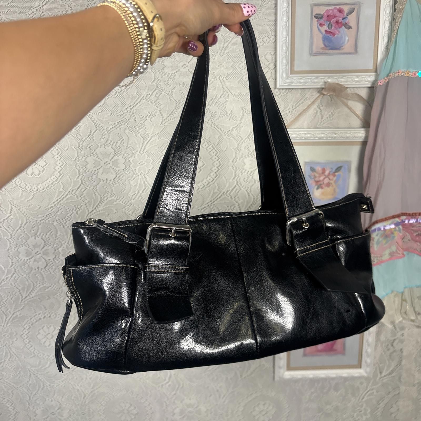 Other vintage leather staple basic shoulder bag purse Size ONE SIZE - 1 Thumbnail