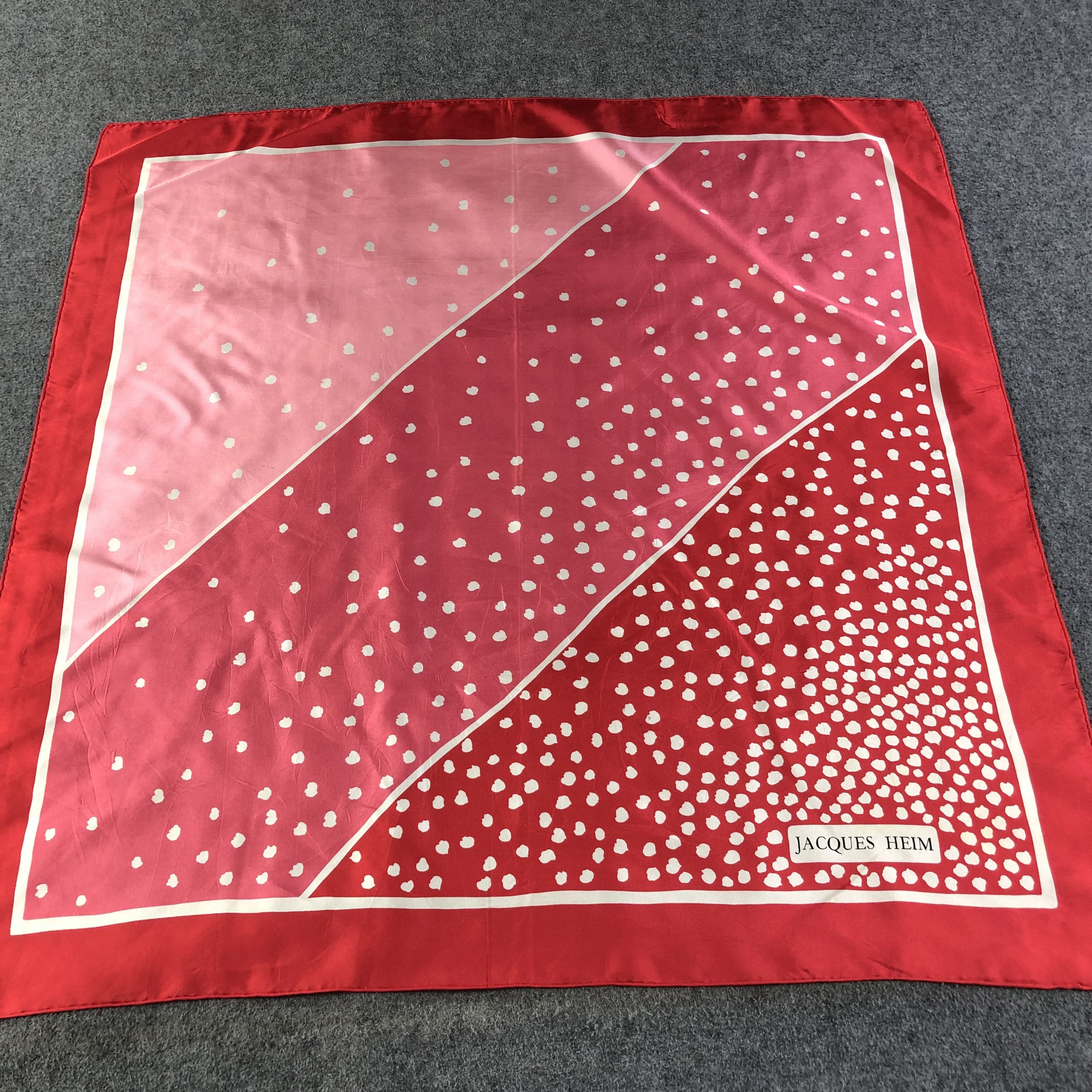 Japanese Brand Jacques Heim Luxury Hand Rolled Silk Scarf M800 Size ONE SIZE - 1 Thumbnail