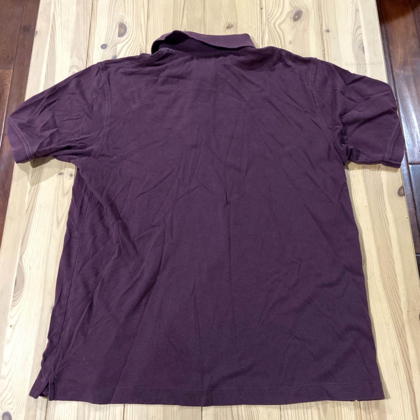 Joseph Joseph & Lyman Cotton Shirt Mens S Burgundy Short Sleeve Henley Button-Up Chest 50 Pockets Breathable Casual Regular Size US S / EU 44-46 / 1 - 5 Thumbnail