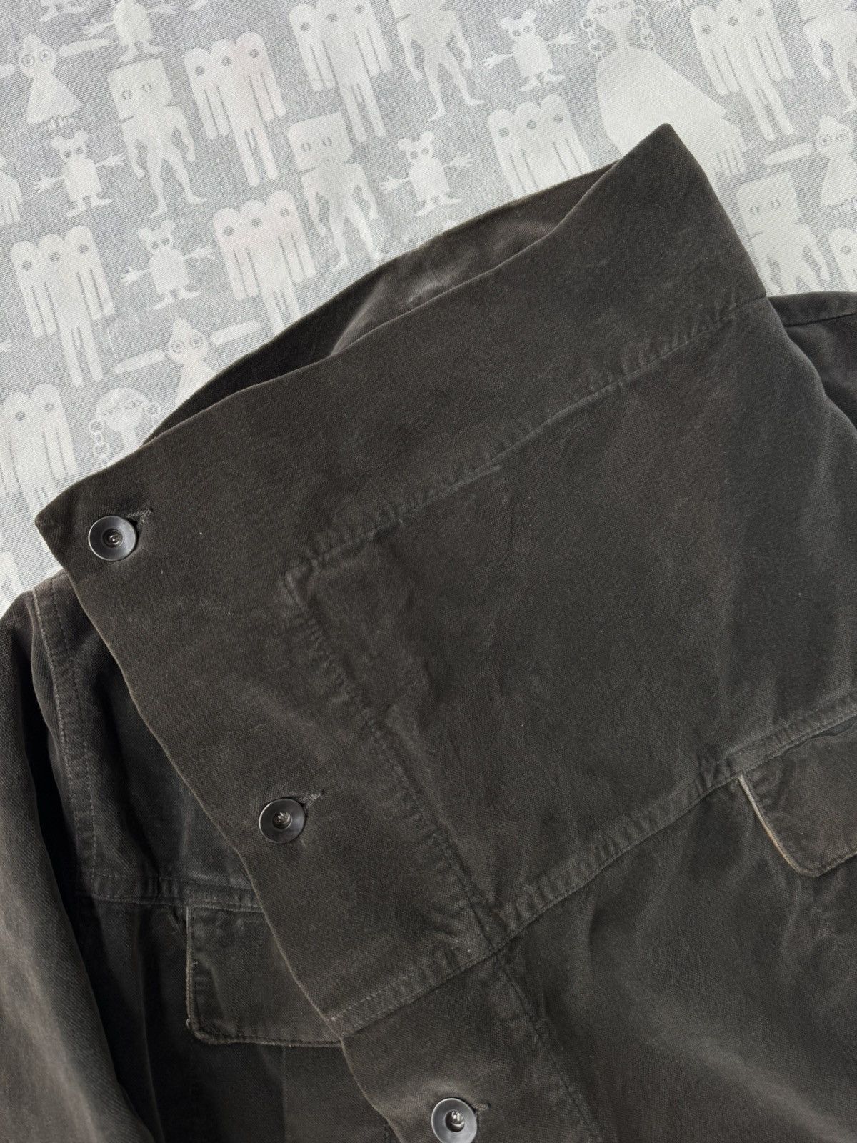 Rick Owens Rick Owens 2000's Velvet Cotton Trucker Jacket Size M / US 6-8 / IT 42-44 - 3 Thumbnail