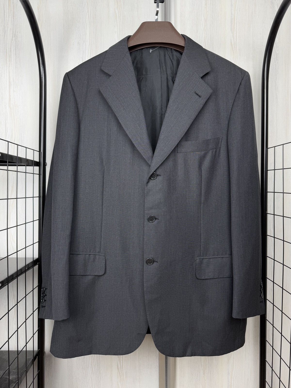 Brioni Brioni Nomentano wool 3 button Dark grey blazer sport coat Size 42R - 2 Thumbnail