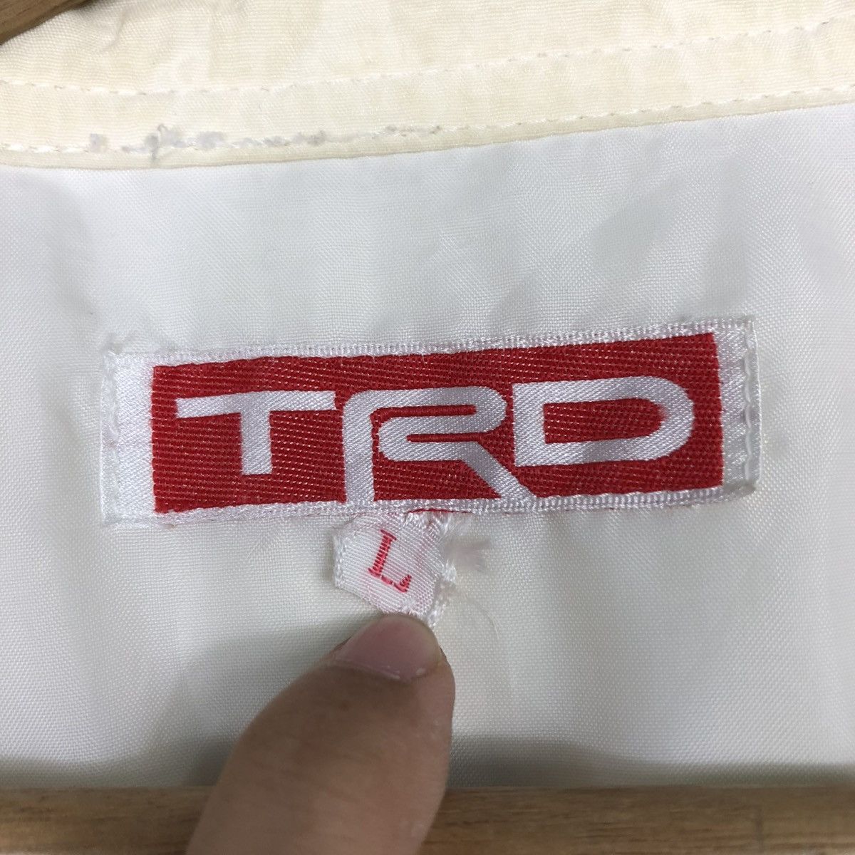Vintage 🔥VINTAGE BOMBER JACKET RACING DEVELOPMENT TRD BIG LOGO Size US L / EU 52-54 / 3 - 18 Thumbnail