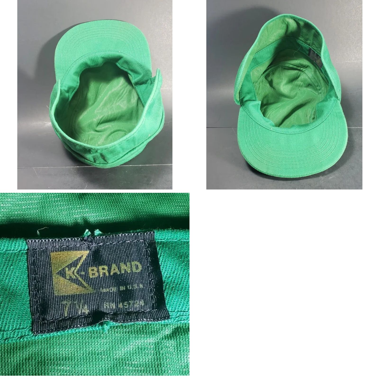 Vintage VINTAGE K-Brand Cap Hat Cargill Gillette Grove Iowa Seed Ear Flaps Green 7 1/4 Men Baseball Cap VTG Size ONE SIZE - 8 Thumbnail