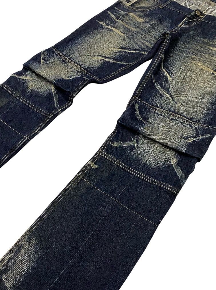 PPFM PPFM Double Waist Mud Wash Denim Pants Size US 32 / EU 48 - 8 Thumbnail