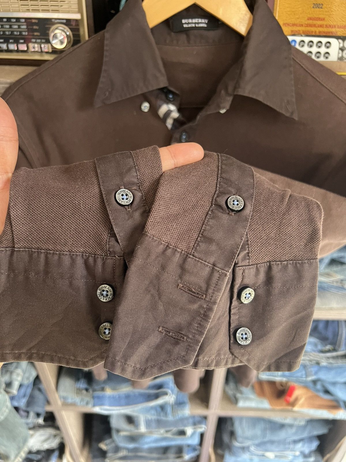 Burberry 🔥Burberry Black Label Long Sleeves Colar Size US S / EU 44-46 / 1 - 9 Thumbnail