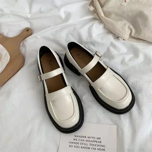Designer × Japanese Brand × Vintage Retro Japanese Mary Jane British style small leather shoes Size US 7.5 / IT 37.5 - 2 Thumbnail
