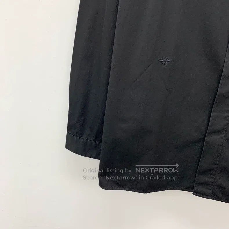 Dior Dior Black bee embroidered cotton lapel long-sleeved shirt Size US S / EU 44-46 / 1 - 4 Thumbnail