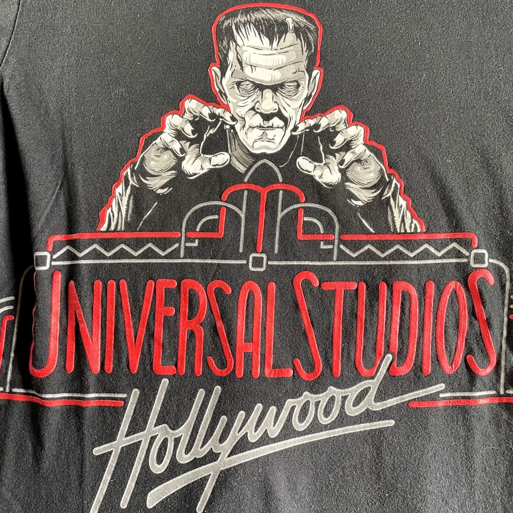 Vintage VINTAGE Universal Studios Shirt Mens XS Black Frankenstein Halloween Horror Nights 2021 Size US XS / EU 42 / 0 - 3 Thumbnail