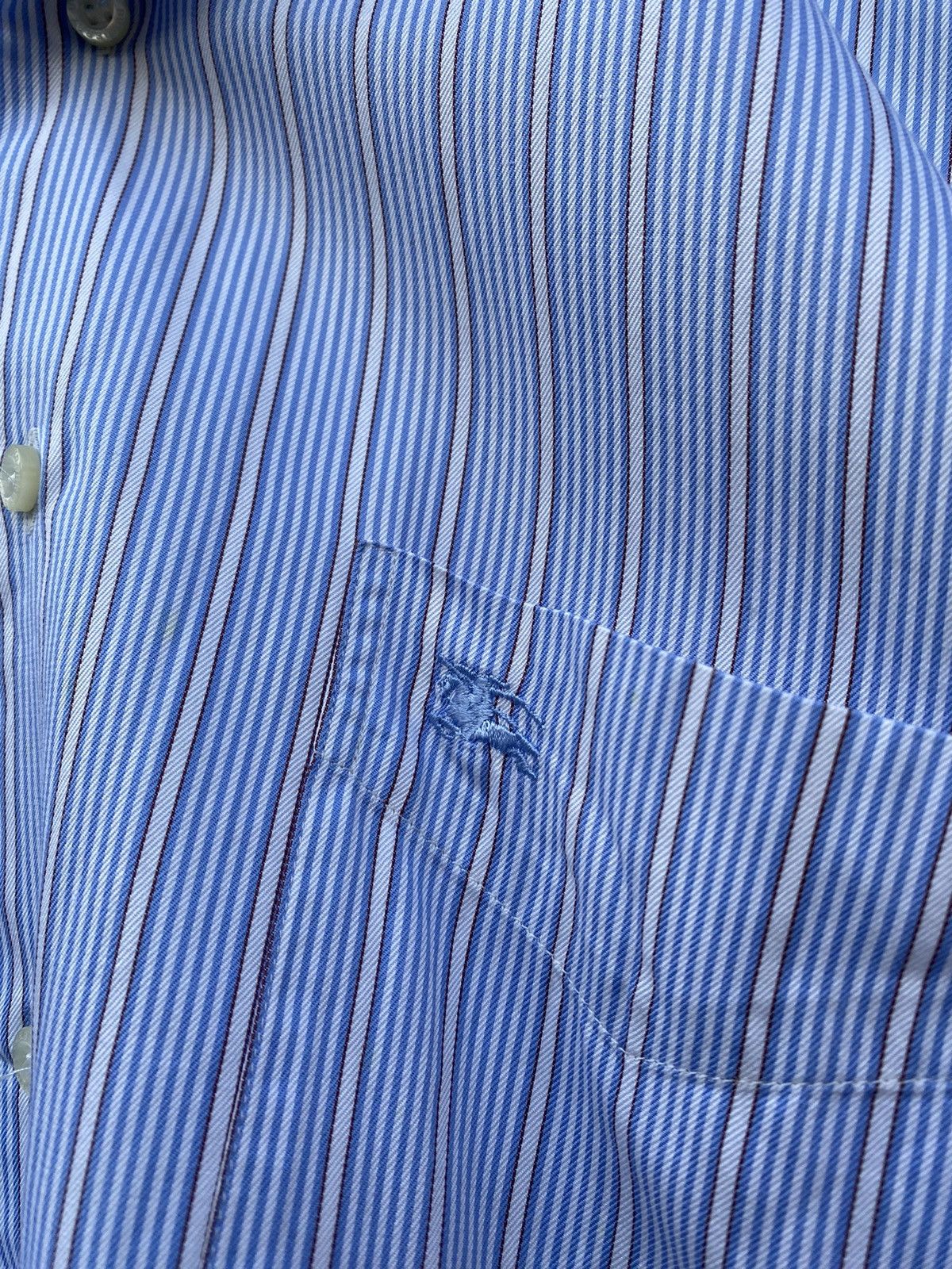 Burberry Burberry Blue striped shirt size L made in spain Size US L / EU 52-54 / 3 - 6 Thumbnail