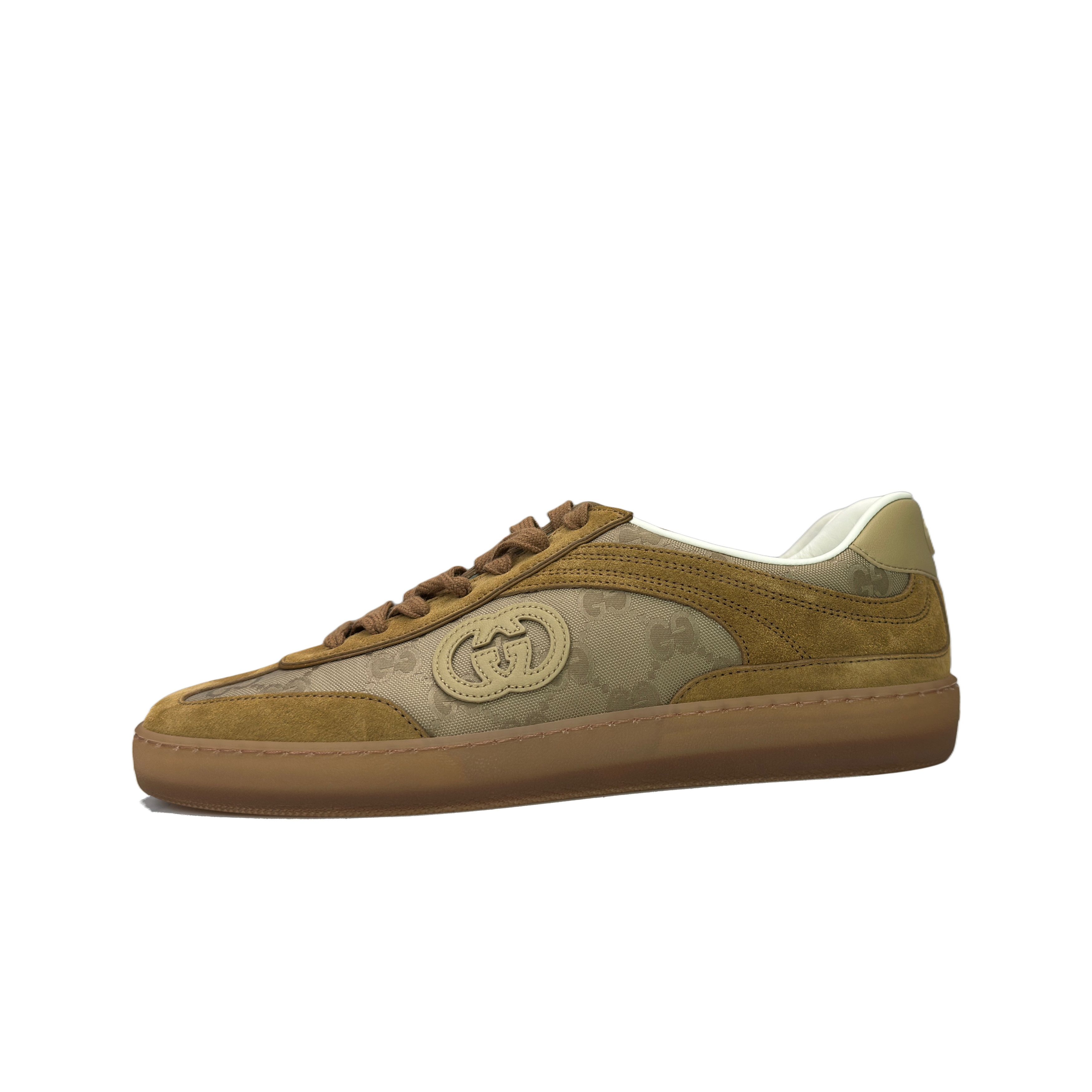 Gucci Gucci G75 Brown Suede Sneakers US 9 Size US 9 / EU 42 - 1 Thumbnail