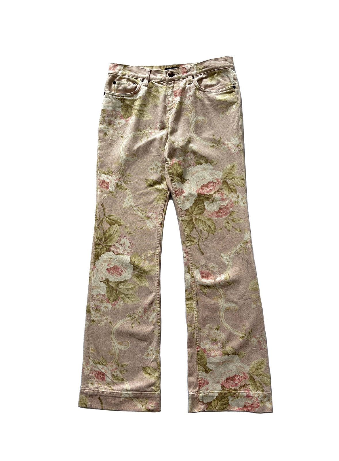 Polo Ralph Lauren VINTAGE POLO RALPH LAUREN FULLPRINT FLOWER PANTS Size US 30 / EU 46 - 1 Thumbnail