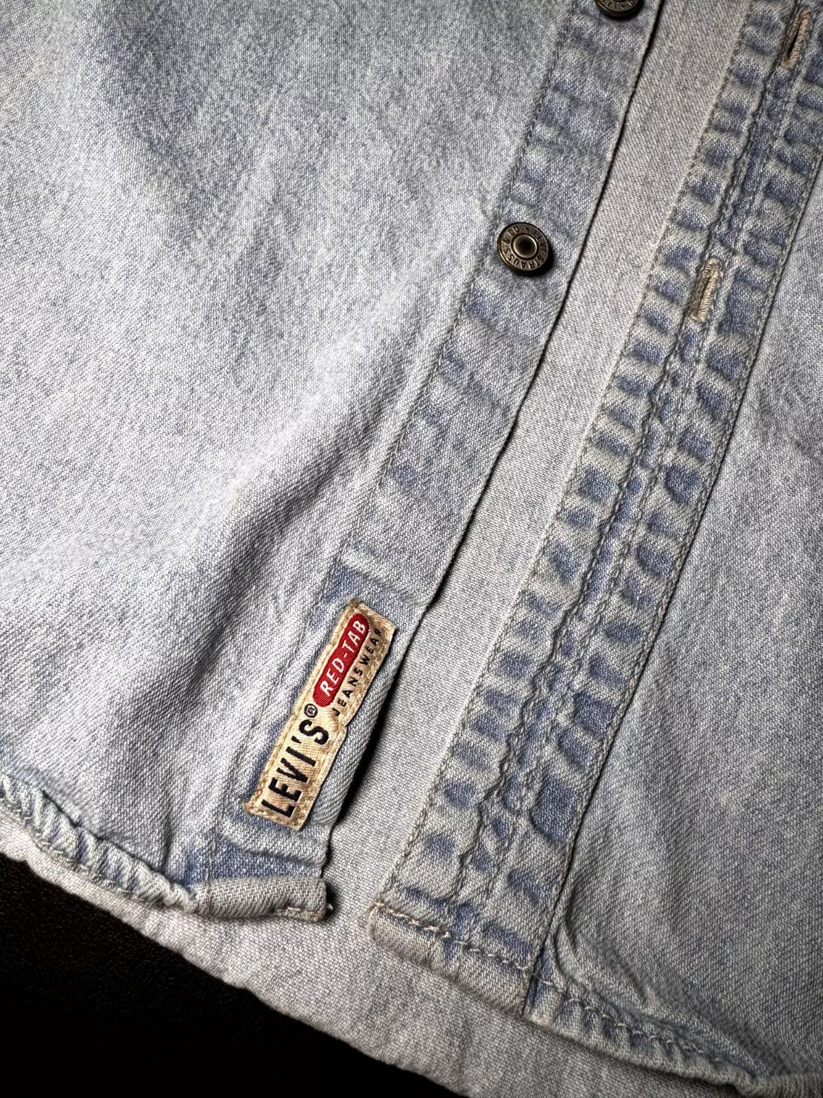 Levi's Men's Vintage Levi's WPL 423 Light Blue Denim Trucker Jacket Size US S / EU 44-46 / 1 - 7 Thumbnail
