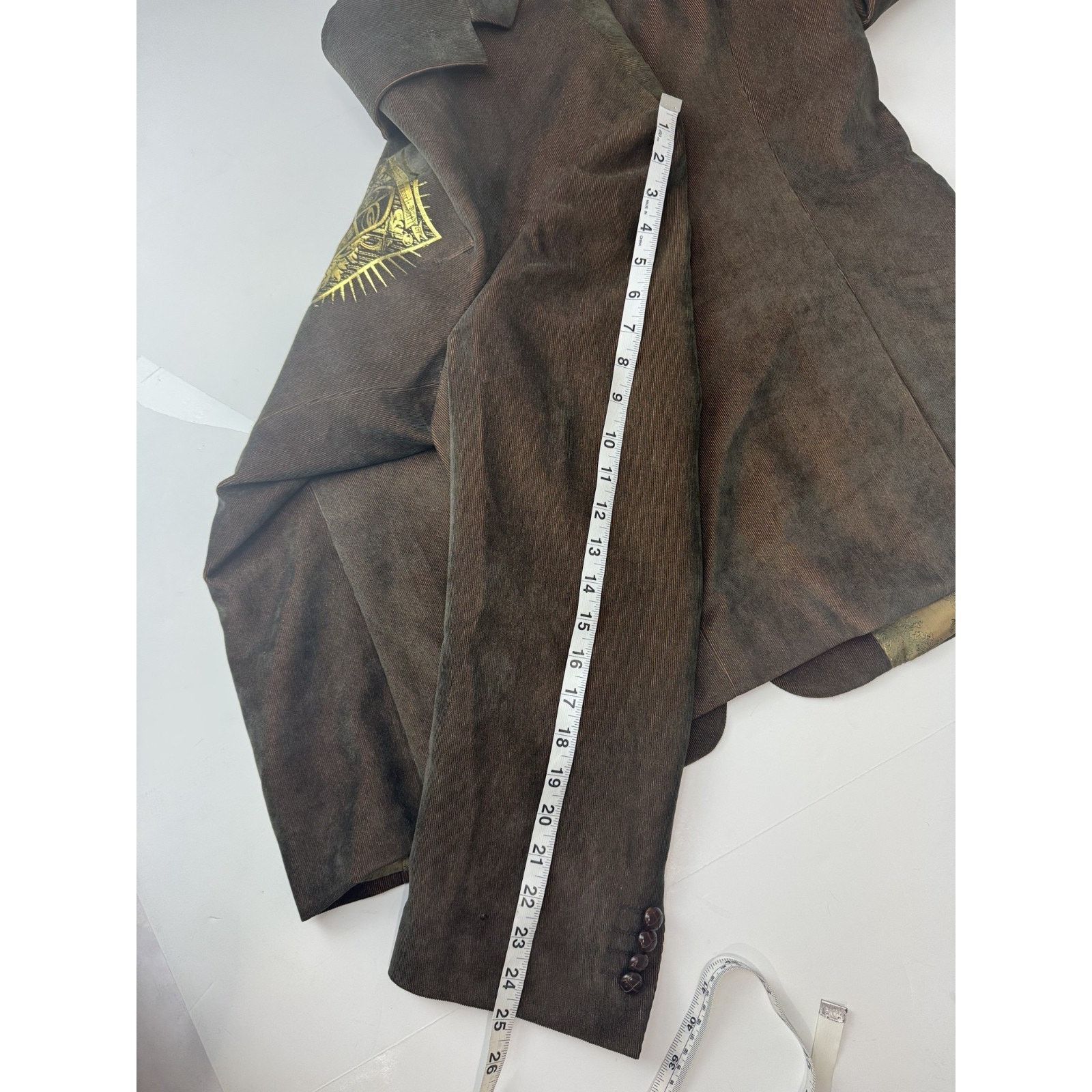 Other Rizzoli Uomo Corduroy Blazer 46 Brown Victory Outreach Size 46S - 17 Thumbnail