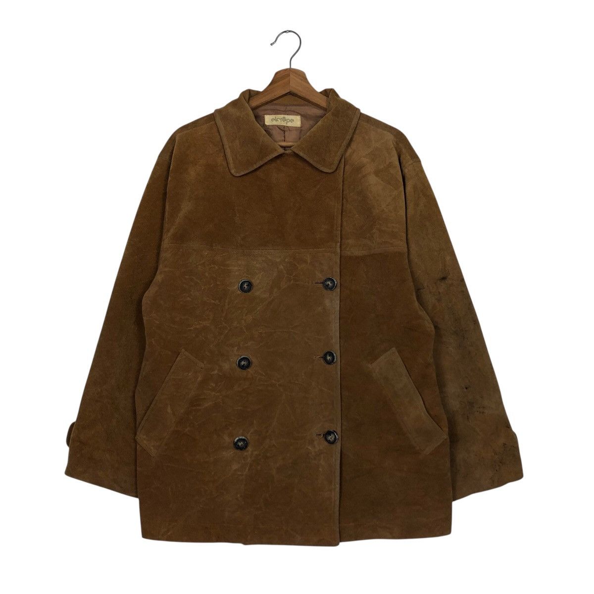 Japanese Brand 📌Vintage Wool Jacket Worker Elcrepe Japan Issey Miyake Size US M / EU 48-50 / 2 - 2 Thumbnail