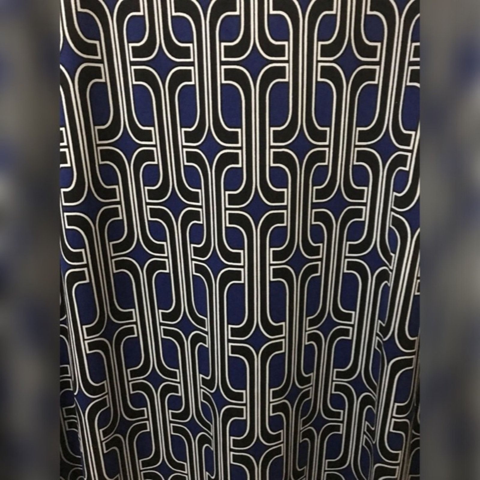 Other Motherhood Maternity Blue White & Black Dress Size M / US 6-8 / IT 42-44 - 3 Thumbnail