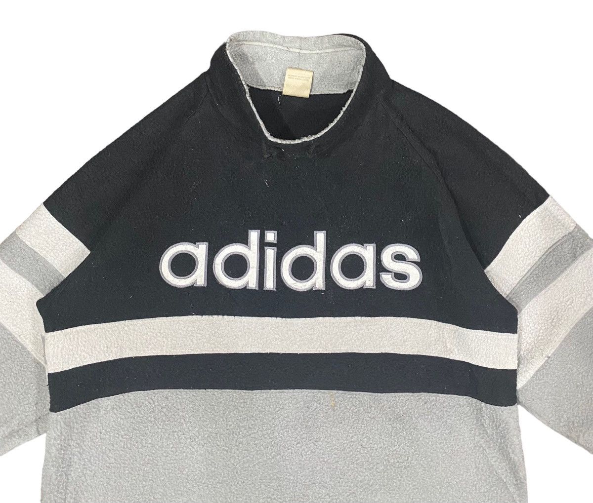 Vintage Vintage Adidas Descente Big Logo Fleece Size US L / EU 52-54 / 3 - 7 Thumbnail