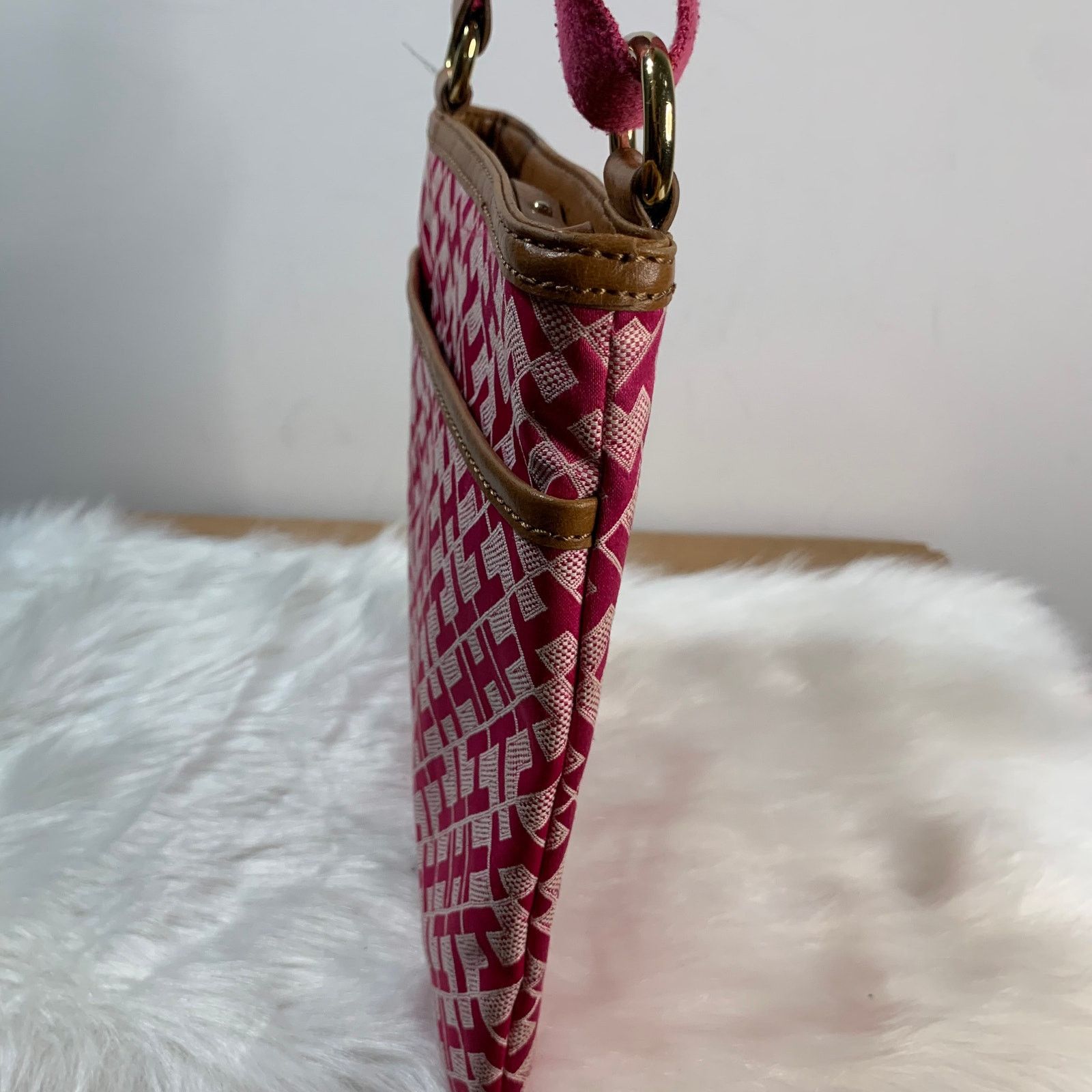 Tommy Hilfiger Tommy Hilfiger Pink Women's Crossbody Purse Size ONE SIZE - 5 Thumbnail