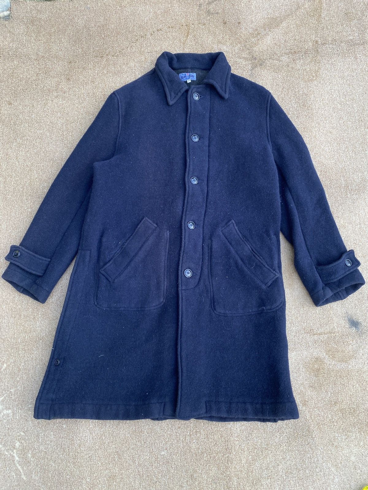 Blue Blue Japan Vintage blue blue woll jacket Size US M / EU 48-50 / 2 - 1 Thumbnail