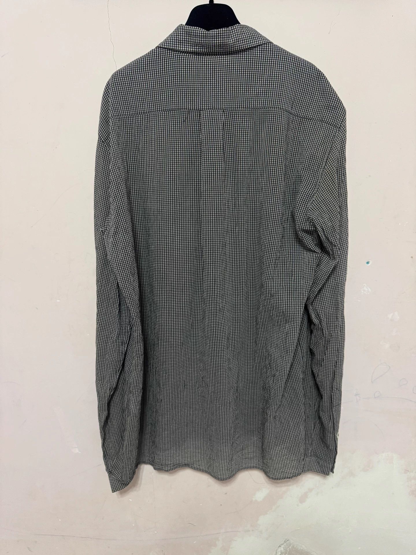 Ann Demeulemeester AnnDemeulemeester Black White Plaid Sheer Unisex XXS Size US XXS / EU 40 - 3 Thumbnail