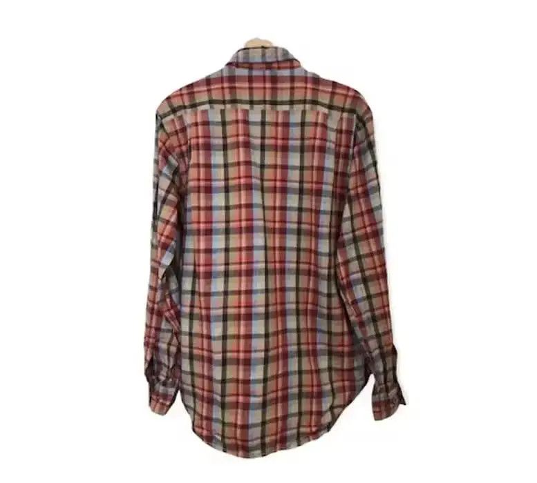 Flannel In Gray Plaid Tartan Flannel Shirt Size US L / EU 52-54 / 3 - 8 Thumbnail
