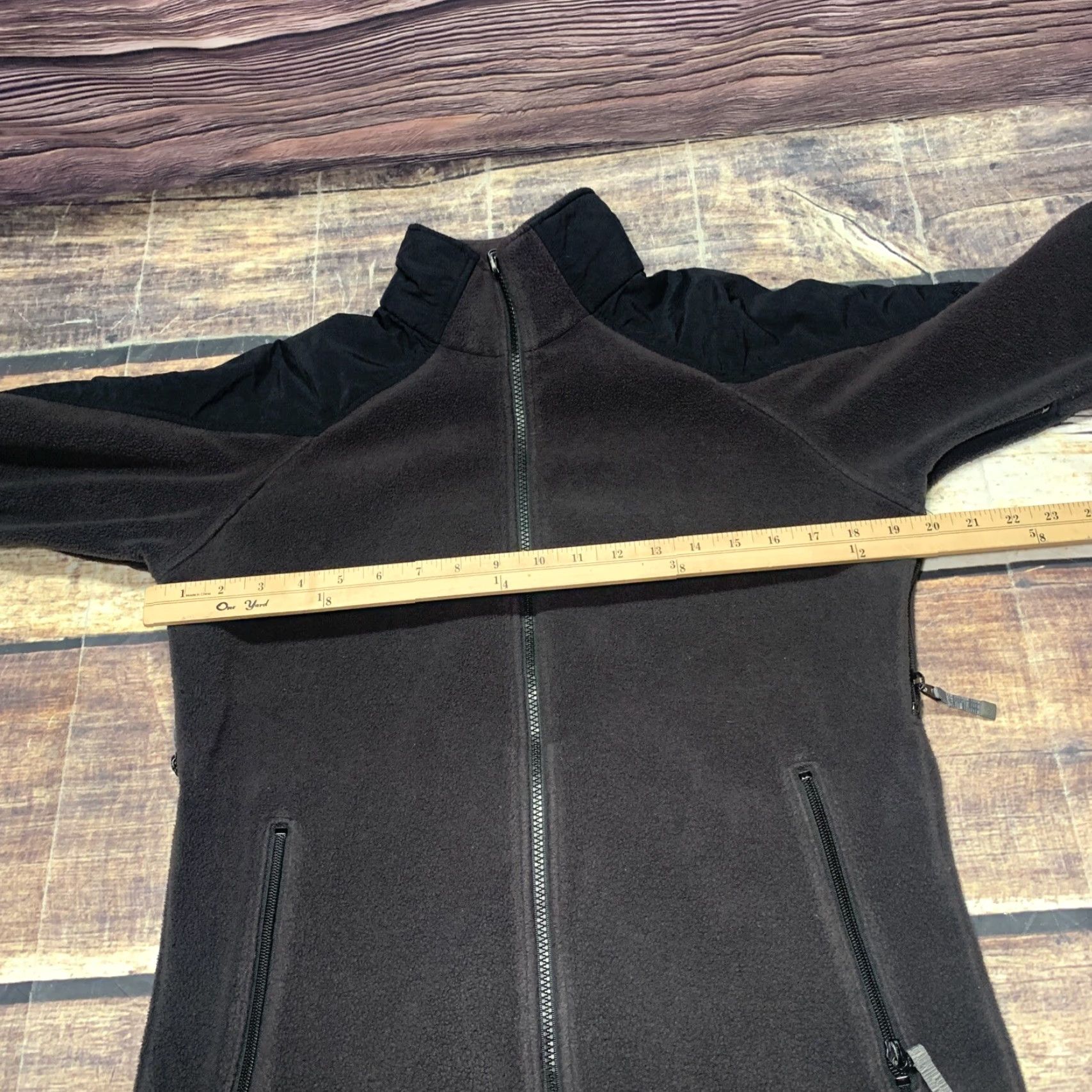 Vintage Columbia Vertex Core Interchange Fleece Women Jacket Black Medium Pit Zippers Jacket Women Black Medium Zip Pockets Full Zip Slim Fit Regular Size M / US 6-8 / IT 42-44 - 2 Thumbnail