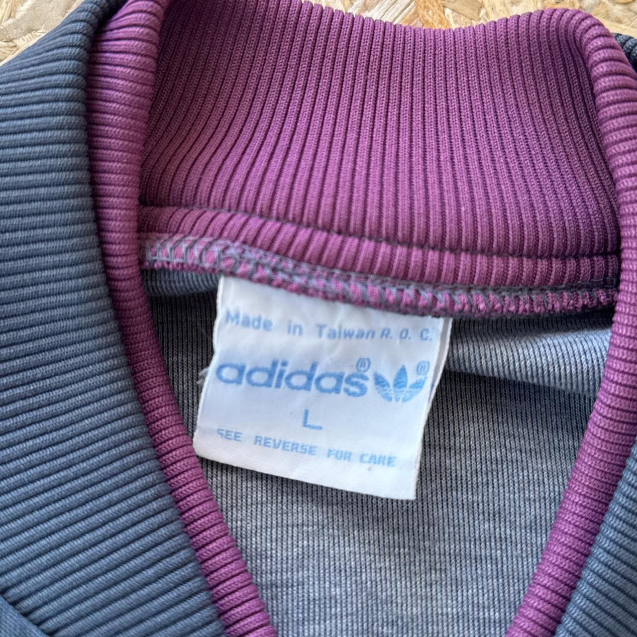 Adidas × Vintage Vintage 80s/90s Adidas Multi Zip Up Size US L / EU 52-54 / 3 - 4 Thumbnail
