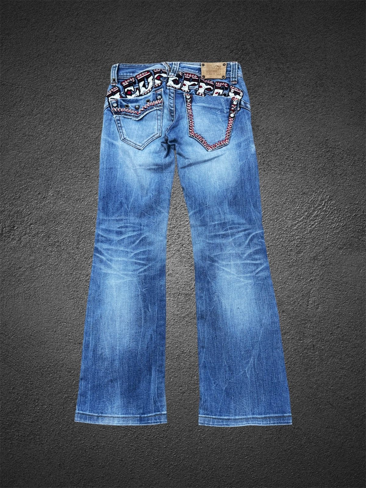 Tornado Mart Flare jeans vkei redpepper gothic Size 24" / US 00 / IT 34 - 1 Thumbnail