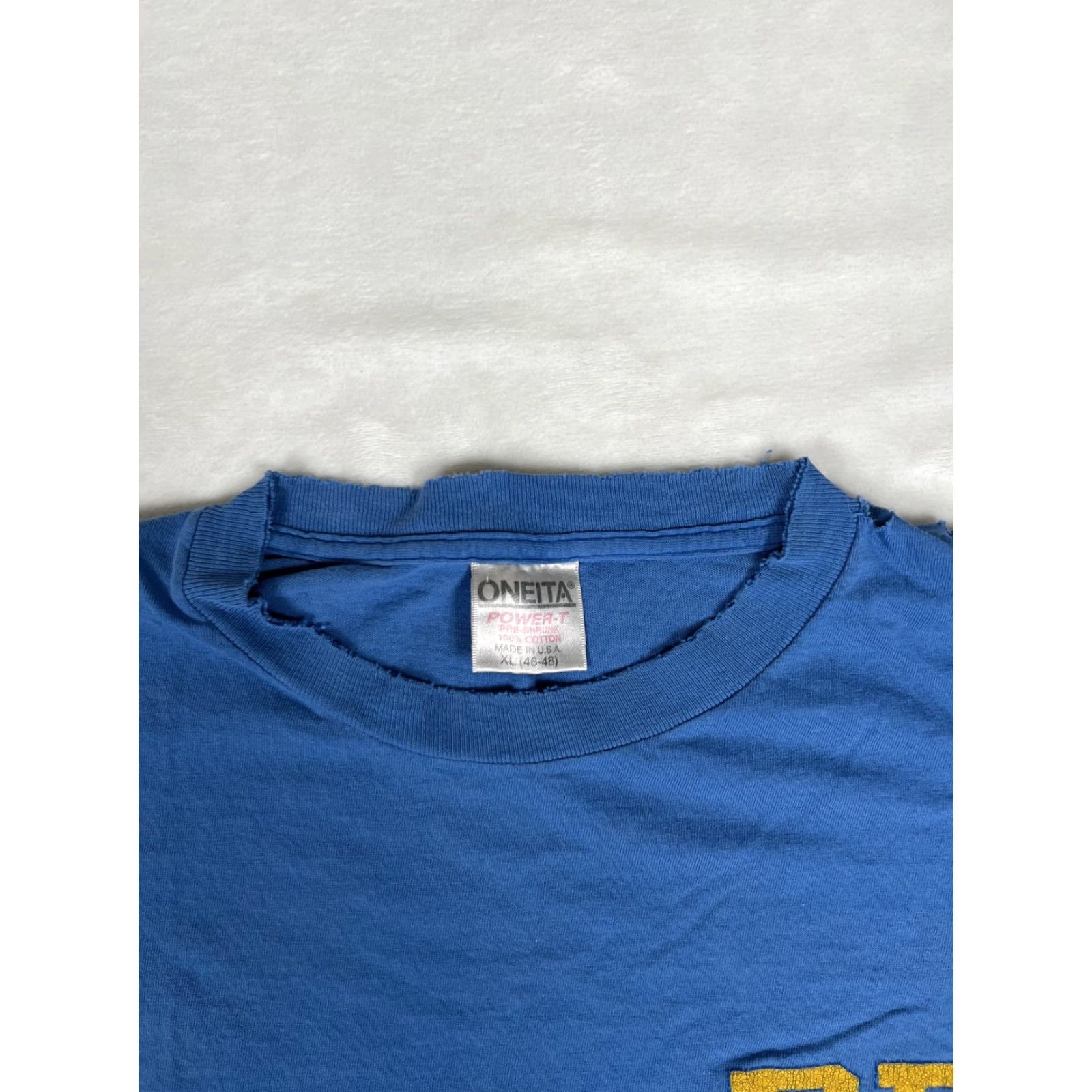 Vintage VINTAGE Oneita Shirt Mens XL Blue PD San Francisco Graphic Made USA 90s Size US XL / EU 56 / 4 - 6 Thumbnail