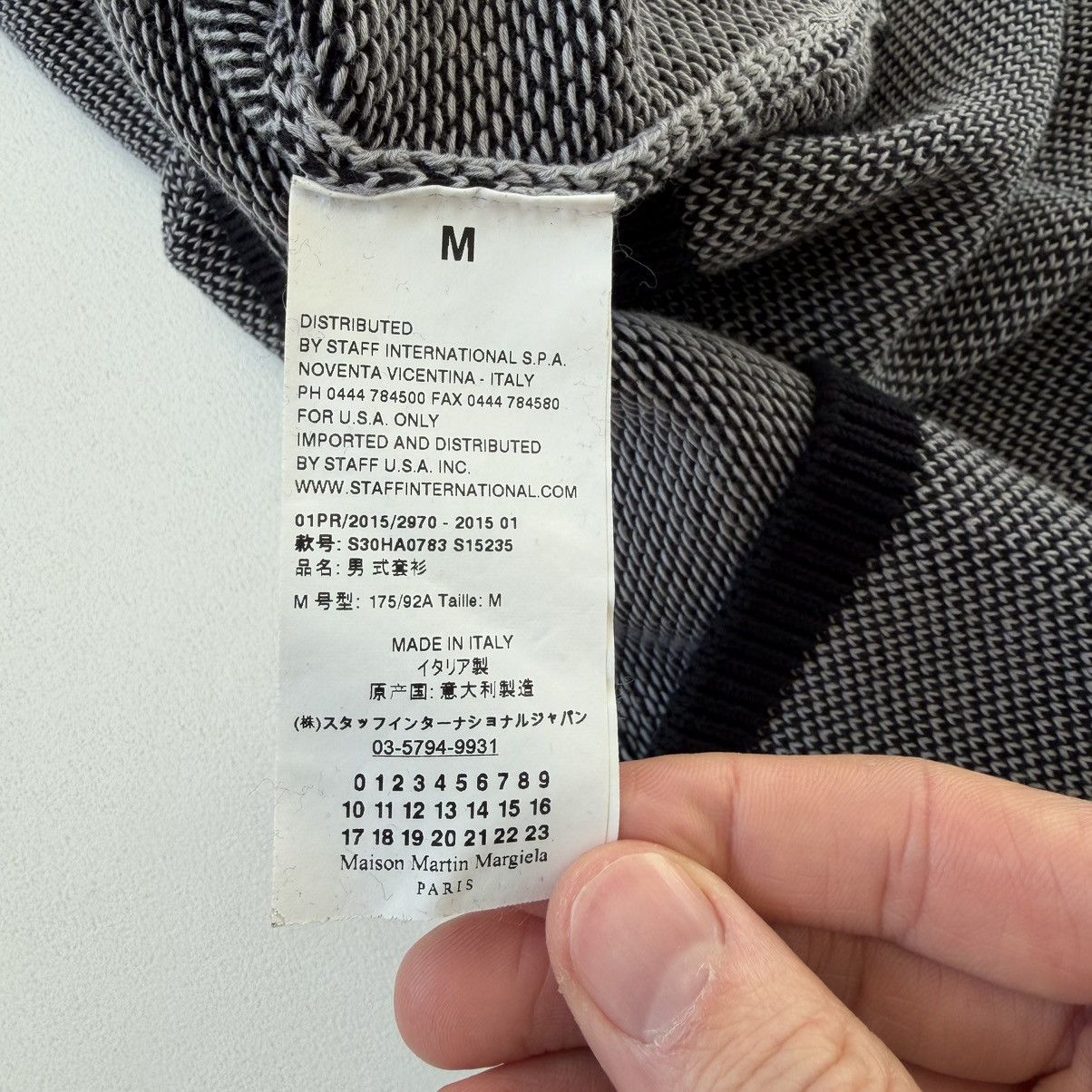 Maison Margiela S/S 15 ‘Destroyed Effect Weave’ Cotton Sweater Size US M / EU 48-50 / 2 - 10 Thumbnail