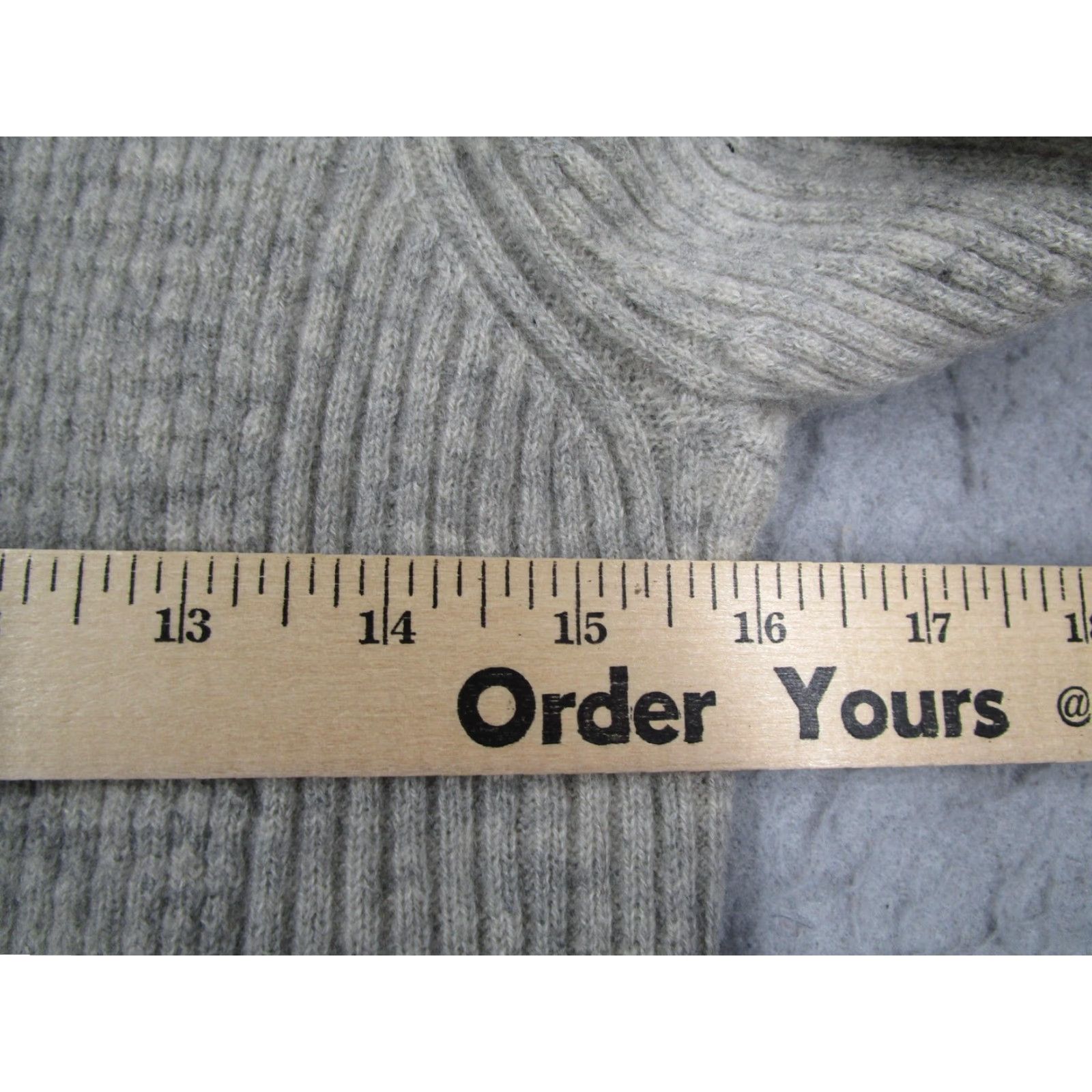 Velvet Velvet by Graham & Spencer Sweater Womens Small Gray 100% Cashmere Full Zip Knit Size S / US 4 / IT 40 - 7 Thumbnail