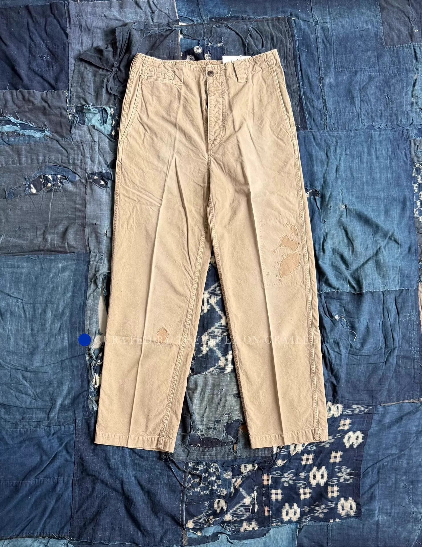 Visvim Wide Chino Pants in Beige Size US 34 / EU 50 - 1 Thumbnail