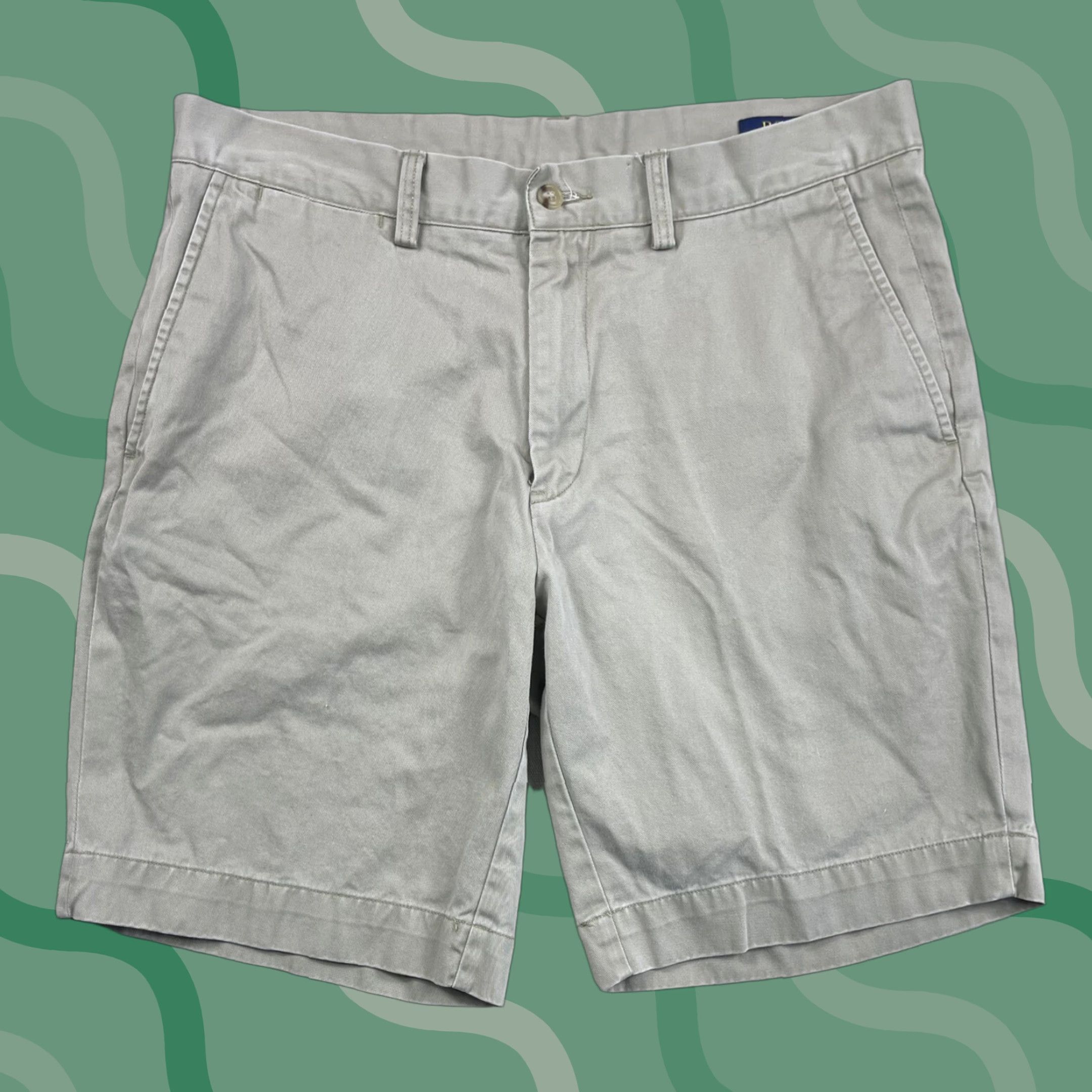Polo Ralph Lauren Polo Ralph Lauren Men's Golf Shorts 33 Beige Classic Flat Front Cotton Twill Casual Chino Size US XS / EU 42 / 0 - 1 Thumbnail