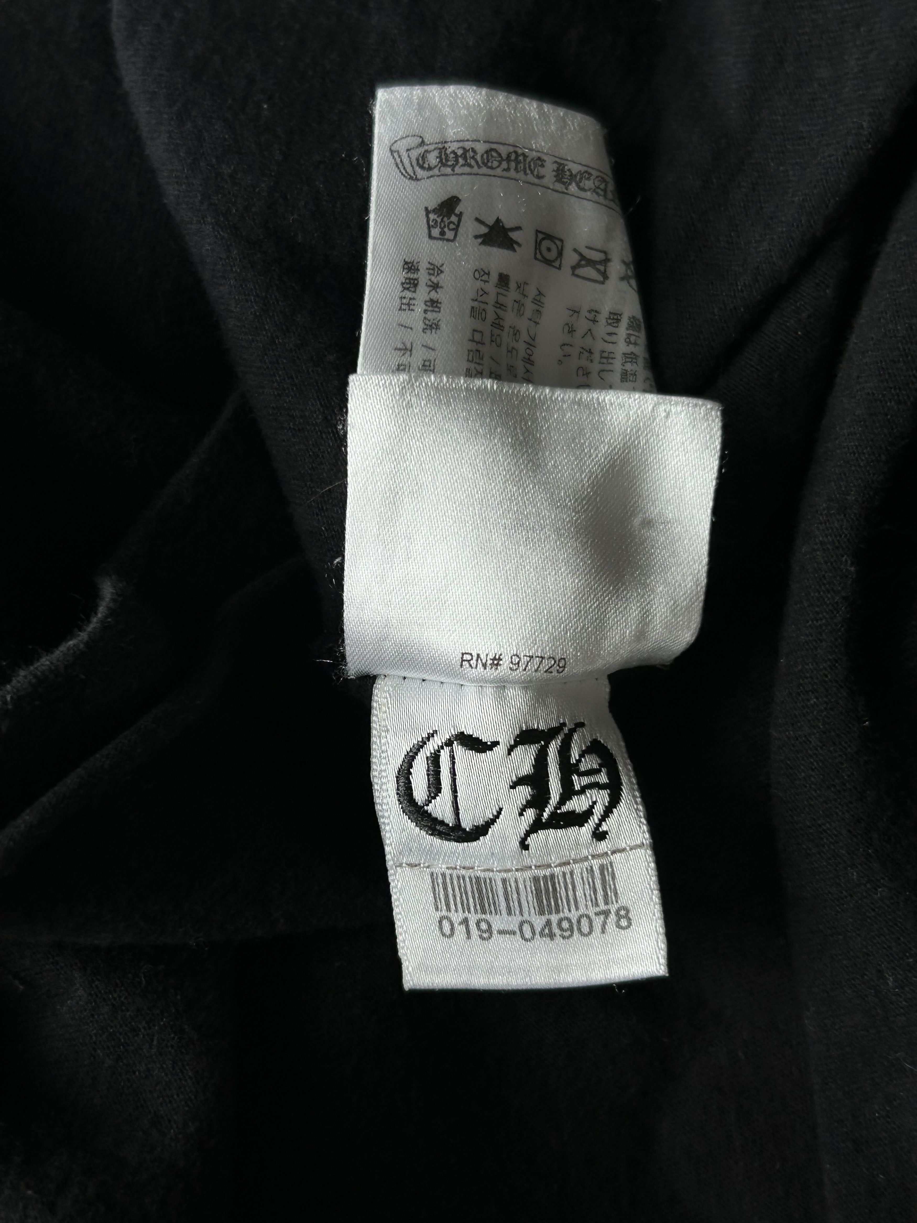 Chrome Hearts Chrome Hearts Black Multicolor Cross Logo T-Shirt Size US L / EU 52-54 / 3 - 7 Thumbnail
