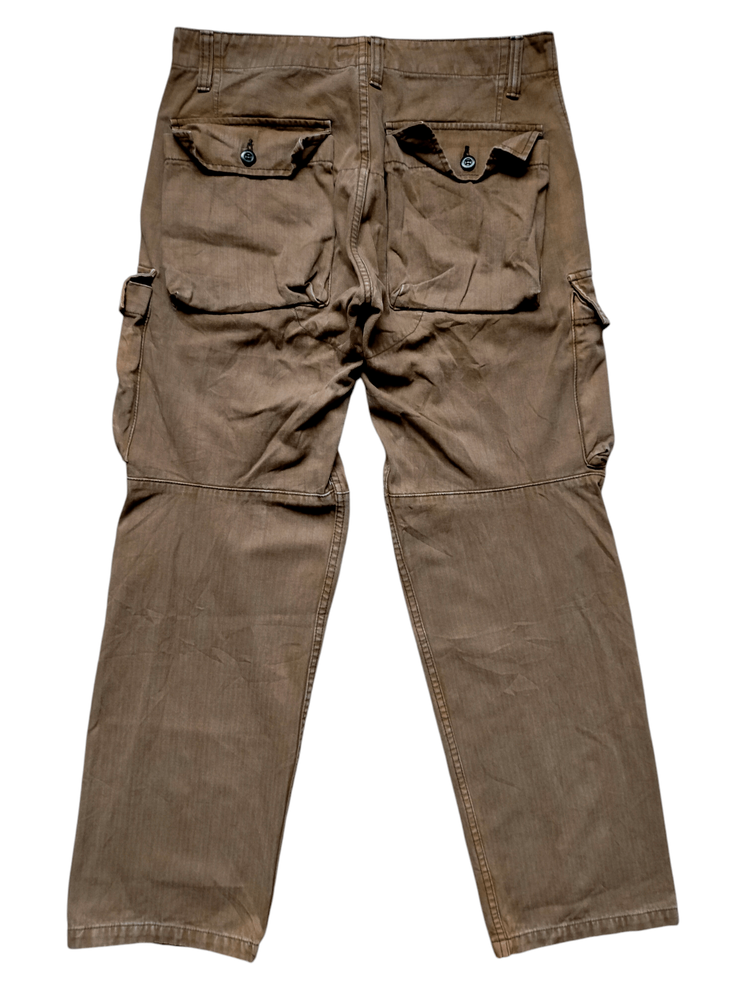 Big John × Vintage Vintage Big John Japan Cargo Denim Pants Size US 34 / EU 50 - 2 Thumbnail