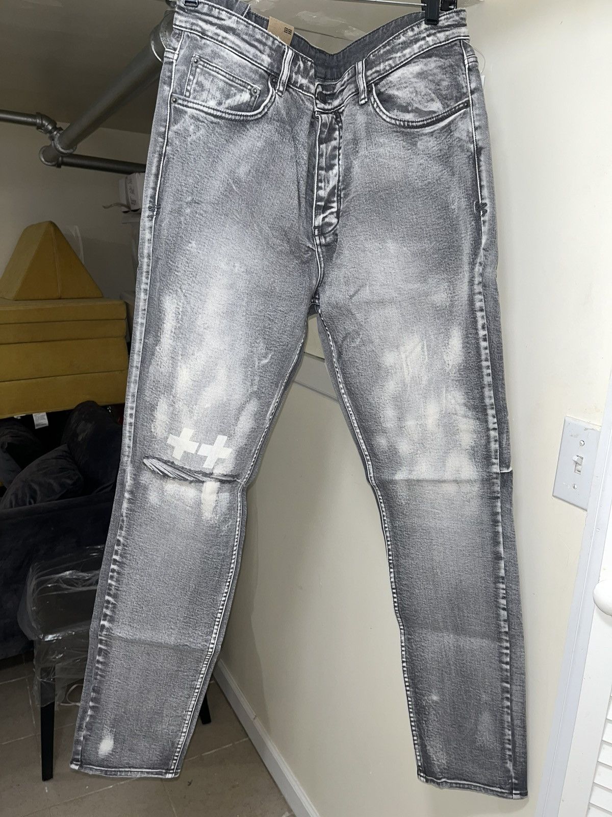 Ksubi Ksubi Chitch Eratik Trashed Jeans Sz 36 Size US 36 / EU 52 - 2 Thumbnail