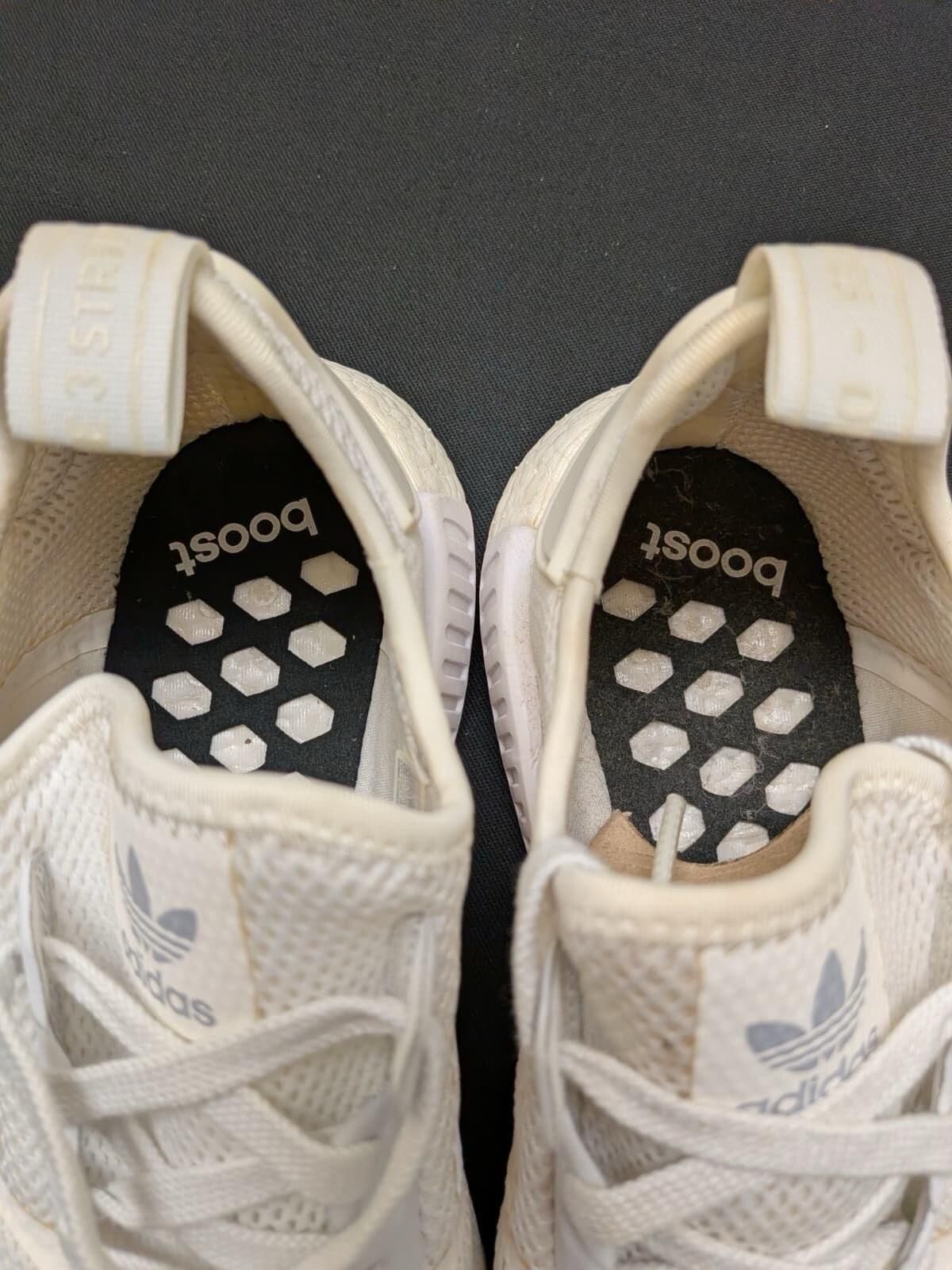 Adidas adidas NMD R1 Triple White White Monochrome S79166 US9 Size US 9 / EU 42 - 3 Thumbnail