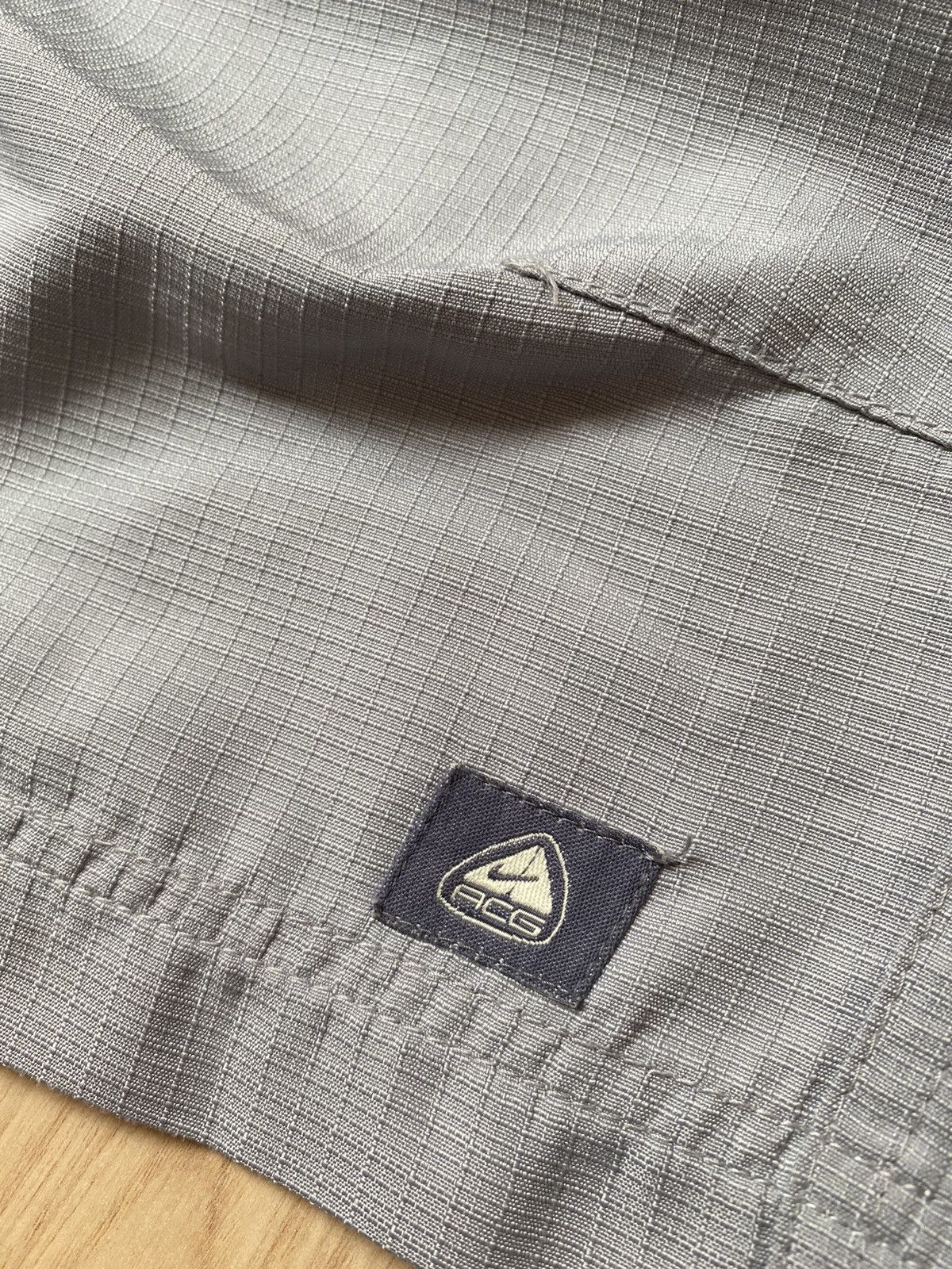 Nike × Nike ACG × Vintage Nike ACG Grey Vintage Long Shorts Size S Size US 29 - 2 Thumbnail